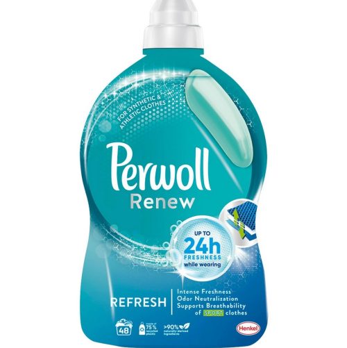Специализиран Течен Перилен Препарат Гел /48-54 Пранета/ 2.97л  Perwoll Renew Sport & Refresh