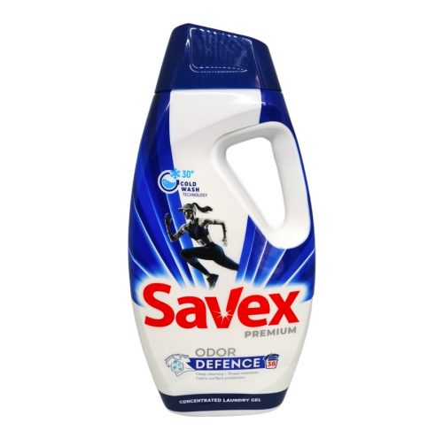 Течен перилен препарат против неприятни миризми x1.71 л, 38 пранета Savex Premium Odor Defence