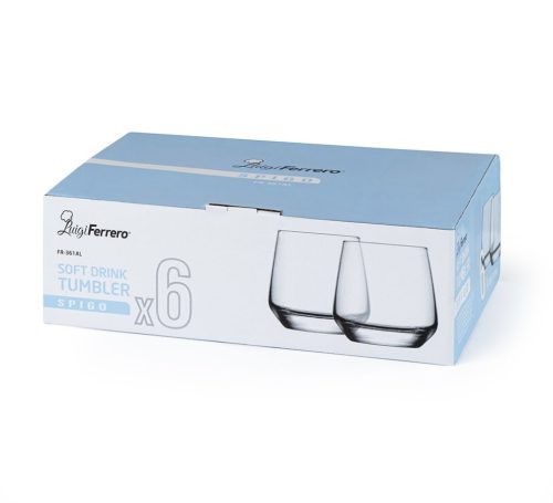 Чаша за уиски Luigi Ferrero Spigo FR-361AL 345ml, 6 броя