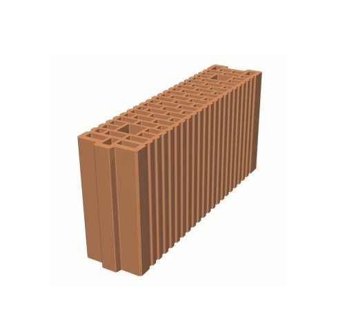 Керамични тухла с вертикални кухини Porotherm 12 - 500 x 120 x 238 mm