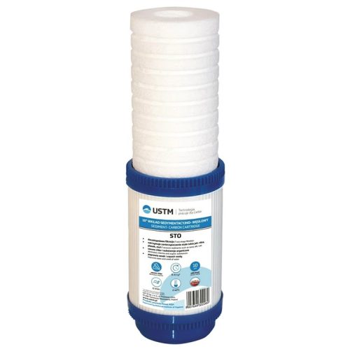 Филтър за вода от полипропиленова нишка комбиниран 10", USTM STO
