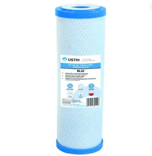 Филтър за вода с активен въглен Carbon Block BL10 USTM