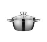 Тенджера с капак Brio Metallica, мерителна скала, мат, Ø22х11см, 3.9л 1 0000028648