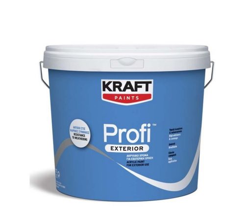 Боя фасадна PROFI EXTERIOR WHITE - 3 л - бяла - KRAFT