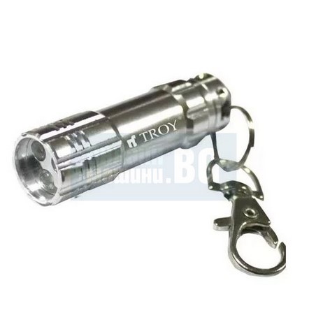 Ръчен фенер TROY T 28090, 133 мм, с батерии