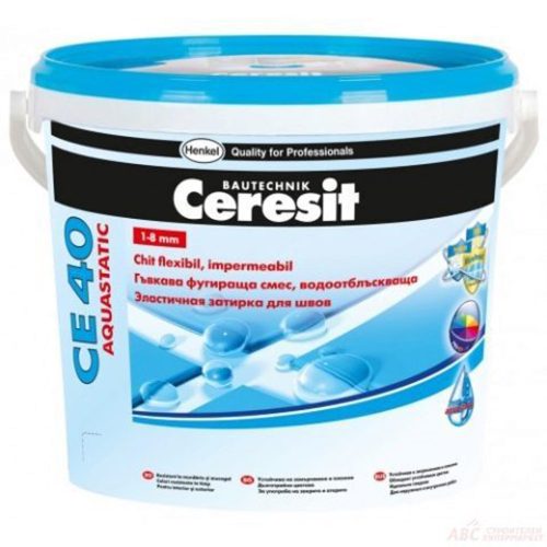 Фугираща смес Ceresit CE 40, аквастатична 2КГ БЯЛА
