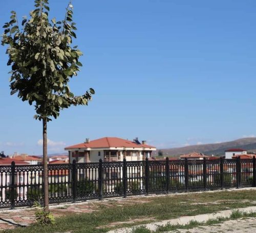 PVC Модулна Ограда Невада 1900 Черна