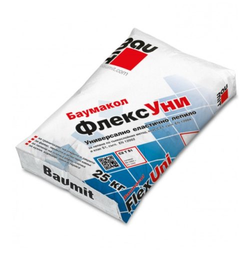 Лепило за плочки Baumit Баумакол ФлексУни C2T 25кг - 48бр/палет