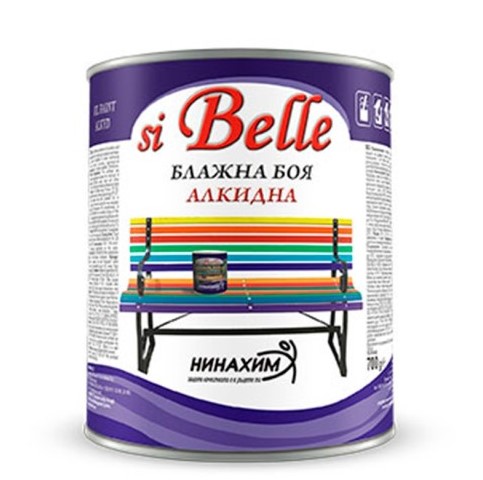 Боя блажна алкидна Бяла 0.700кг Si belle