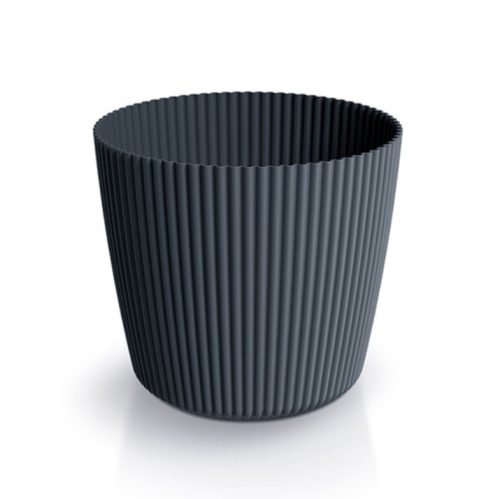 Саксия PVC Milly кръгла 1,7л антрацит