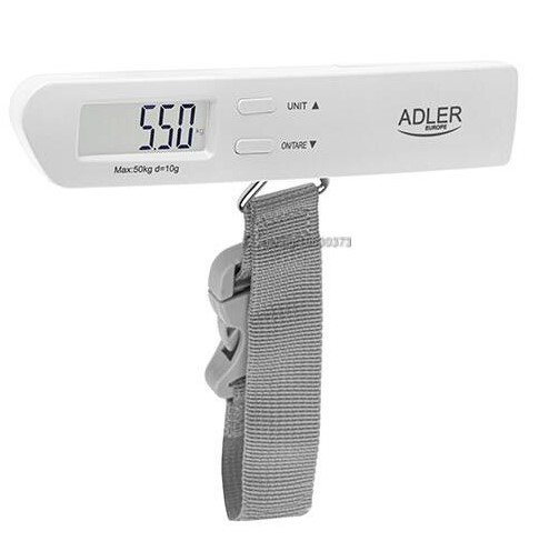 Ръчен кантар до 50КГ черен/бял AD 8191