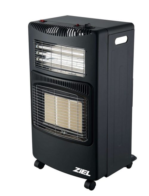 Газова печка за отопление Ziel LQ-HE01, 1.3 kW - 4.2 kW, 8-15 кг, газ + електричество