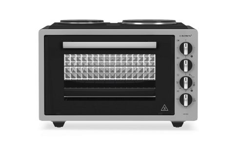 Готварска печка (мини) Crown CMO-433SI , 2 ток , INOX