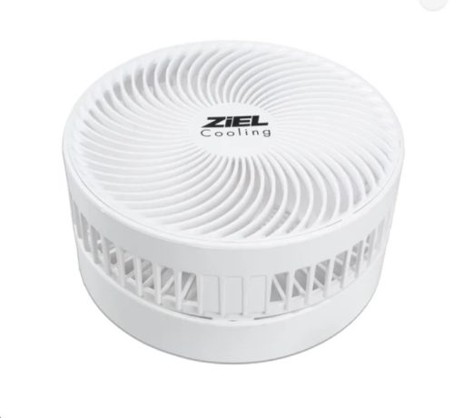 Сгъваем вентилатор с акумулаторна батерия Ziel DYL-MFN-01, Бял