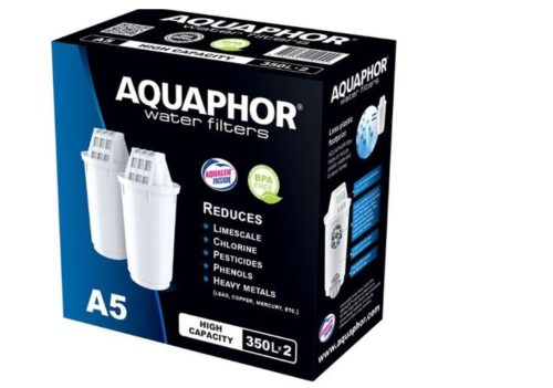 Аквафор A5 Сменяем филтър за кана, капацитет 350 л х2 броя