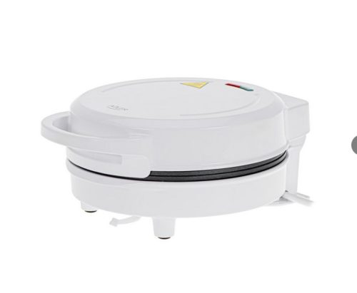 Уред за донъти Adler AD 3075, 1500W, 7 понички наведнъж, Незалепващи плочи, Бял