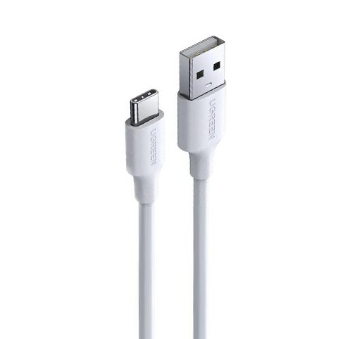 Кабел UGREEN US287, USB A към USB C, 3A, 1m, Бял