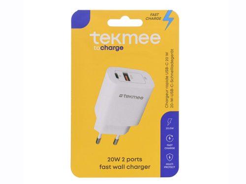 Зарядно Бързозареждащо Fast Charger 20w 2 Ports Type-c +usb 40430189