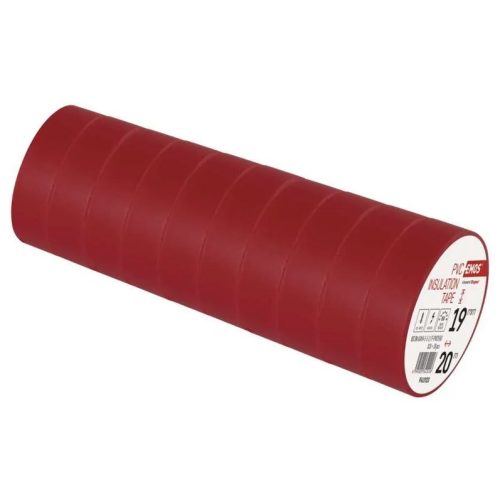 Изолационна лента PVC 19/20, EMOS 0,13мм х 19мм х 10м , Цвят: червен
