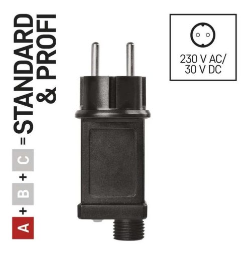 Захранване за LED лампички 12W IP44 TM ( до 800бр. LED). D1ZB05