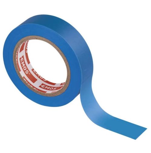 Изолационна лента PVC 15/10, EMOS 0,13мм х 15мм х 10м , Цвят: син