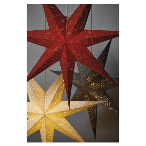 Коледна Звезда Zy2249 75см Червена