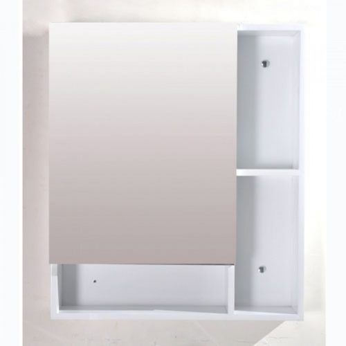 Горен огледален бял PVC шкаф INTER CERAMIC