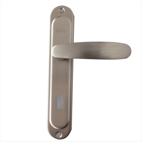 Обикновена дръжка за врата Силистра 90 mm сатен SONICO