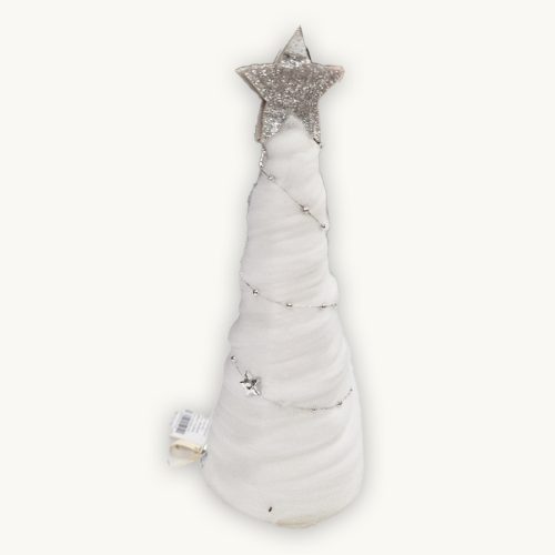 Коледна пухена висулка елха 22 см