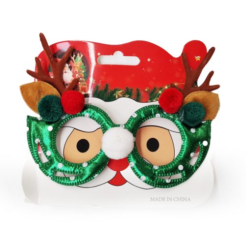 Коледни парти очила елен 15×12 см0 2-26014