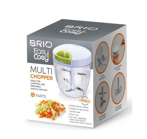 Ръчен чопър 5 ножа 900 мл. BRIO Easy and Cosy