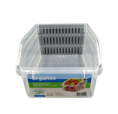 Органайзер-кошница за храна за хладилник, шкаф плитък Hobby Life Orgamix 20 x 30 x 13 см