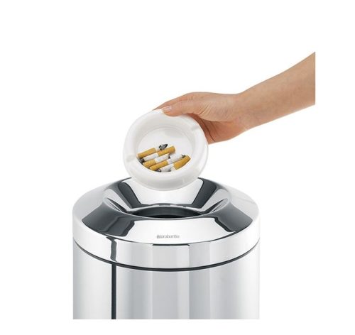 Кош за смет Brabantia Flame Guard 30L, Matt Steel