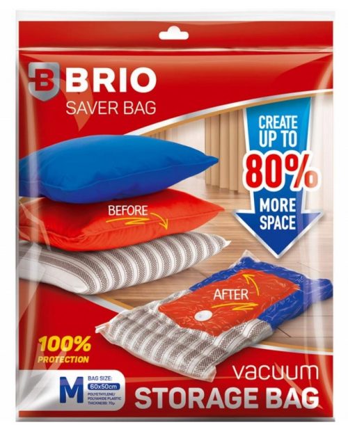 Вакумна торба за дрехи 60Х50 размер М BRIO