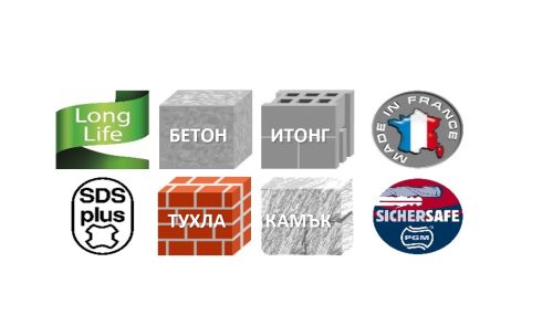 вредло за бетон SDS+ TWISTER 10×200×260 мм, 2 режещи ръба – Diager/5614084