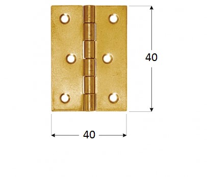 Панта ZS 40×40×1.0 мм – 100 бр., Конкурент (66204)