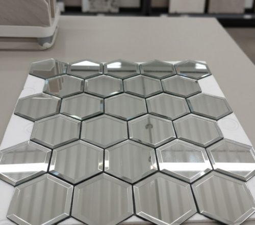 Стъклена плоча (шестоъгълни) 300×300 мм, модел Т26-153