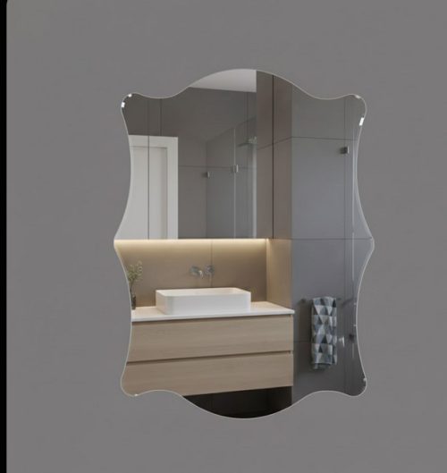 Огледало за баня Кристал 60×45 см, Inter Ceramic (1024-45)