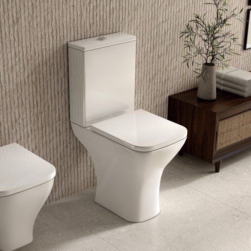 Моноблок TORNADO 6179P, задно оттичане, двоен бутон 3/6 L, със soft close седалка