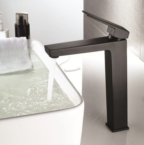 Месингов Смесител ICF 1418191B Elinor Matt Black Inter Ceramic