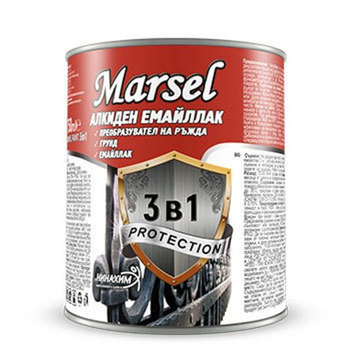Алкиден емайллак 3 в 1 0.750Л Marsel
