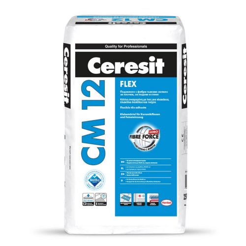 Еластично лепило за плочки CERESIT CM 12