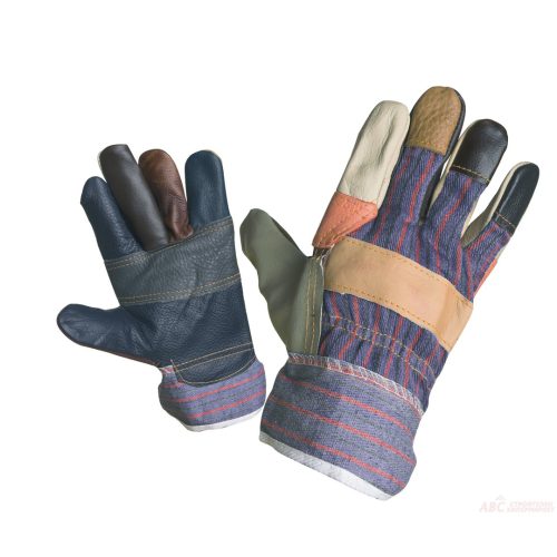 Ръкавици КОМБИНИРАНИ КОЖА И ПЛАТ CARD ROBIN.10.5