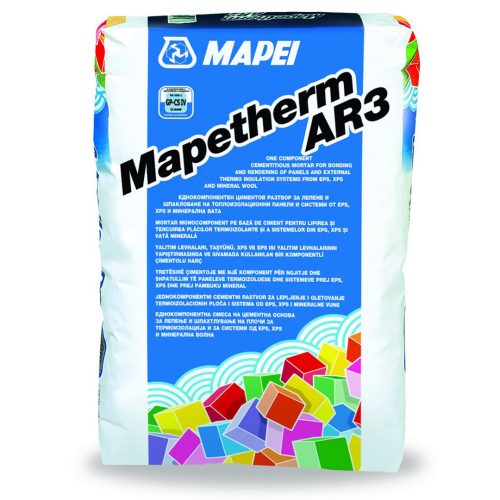 Лепило-шпакловка Adhes Mapetherm AR3 за EPS 25 кг MAPEI