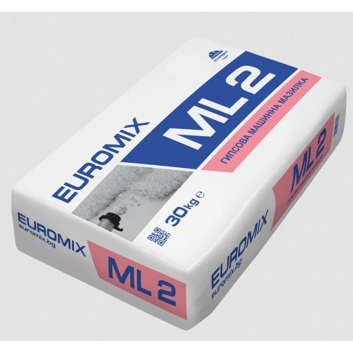 Евромикс машинна гипсова мазилка ML2 30кг/бр.