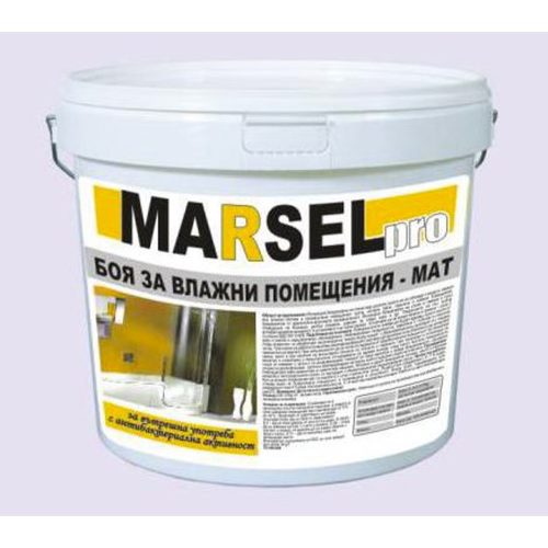 Боя за влажни помещения 1.5 кг бяла MARSEL PRO