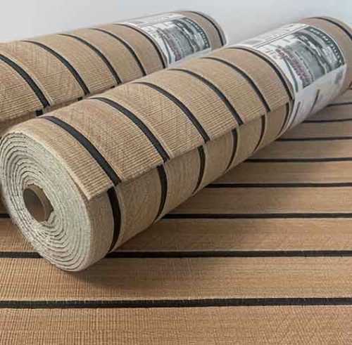 Самозалепващ тапет 3D • Размери: 270 x 48,5 см (1 ролка) • Материал: PE (полиетилен) • Цвят: тъмно бежов • Имитация: ламели