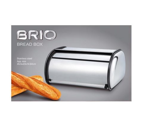 Кутия за хляб BRIO, 35.5 см, Инокс