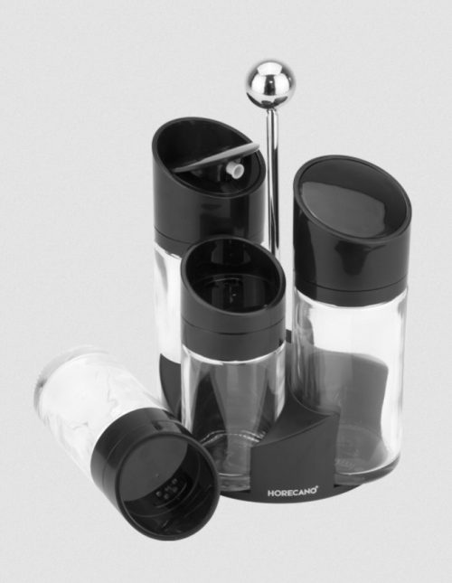 Оливерник 4-ка на стойка HORECANO HELLA BLACK – черен (87772000) 013289