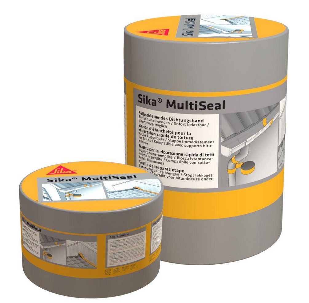 0000029275 Самозалепваща битумна лента Sika Multiseal T размер 15 см х 10 м / сива